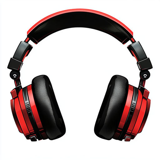 Realistic illustration of DJ Headphones, high resolution, isolated