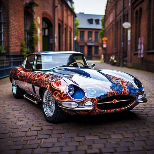 Lowrider car with hydraulics like jaguar type