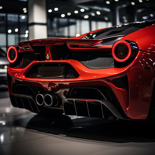 Classic LaFerrari with larger exhausts