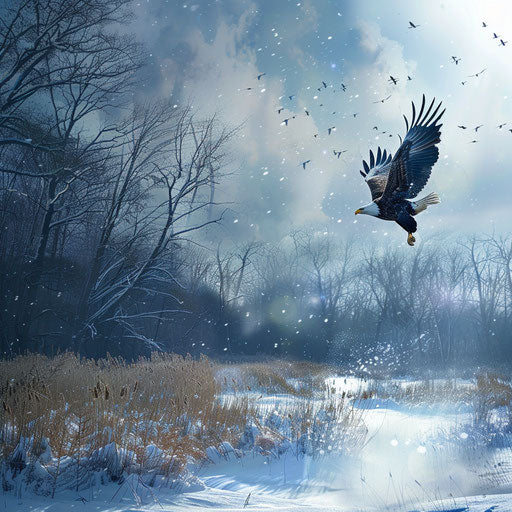 American Eagle Bird: Elevate Branding with Wildlife Elegance