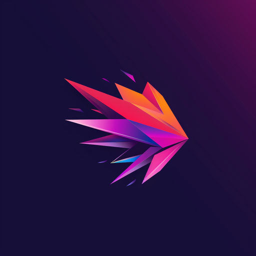 Dynamic effect on a simple shape for an innovative logo