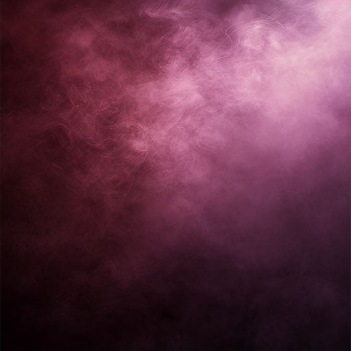 Realistic fog clipart on rich burgundy background