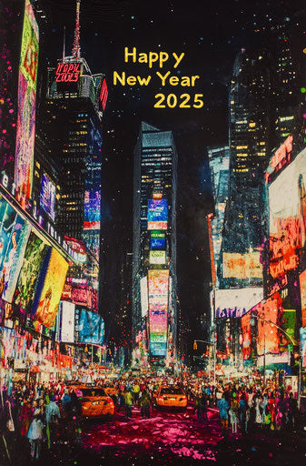 Festive fireworks for New Year 2025