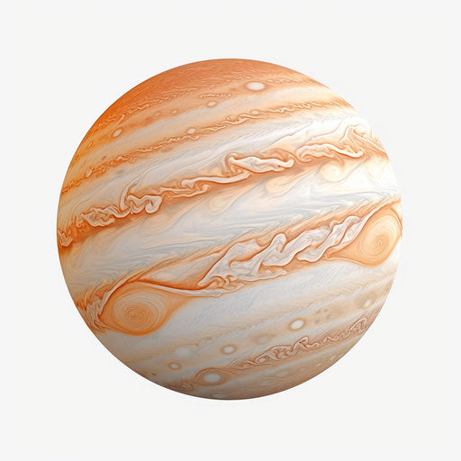High quality color planet, jupiter planetary surface