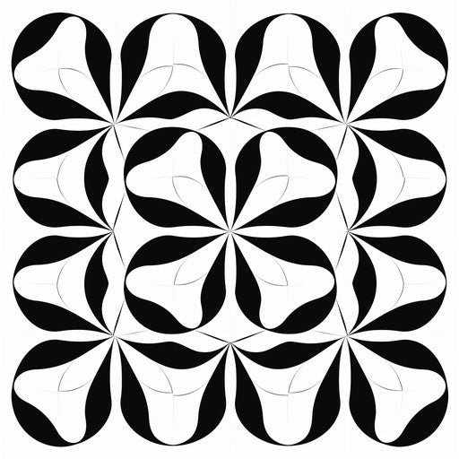 Pattern clipart in Minimalist style, on white background