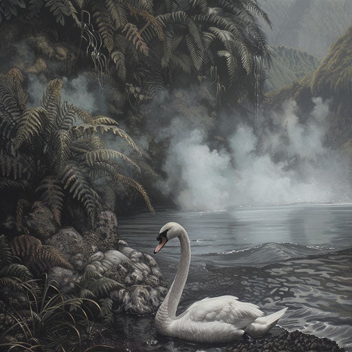 Swan Birds: Nature's Palette for Creatives