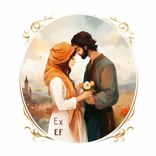 Eid al-Fitr art in the style Oil painting