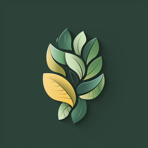 Creative logo inspired by nature with organic shapes