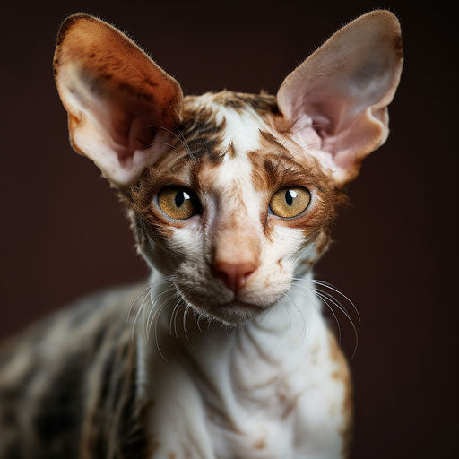 Two Cornish Rex cats