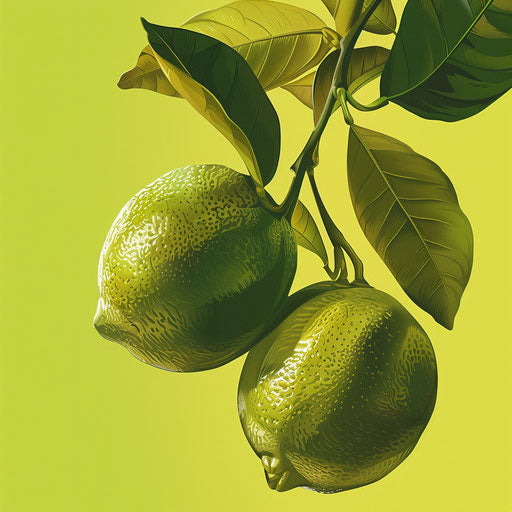 Realistic hair clipart on green background, bright and detailed