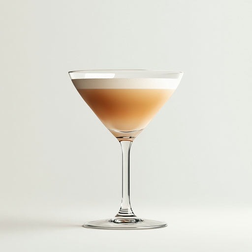 3D Martini on white background, photo realistic style