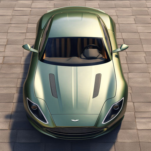 Top view of the Aston Martin dv5