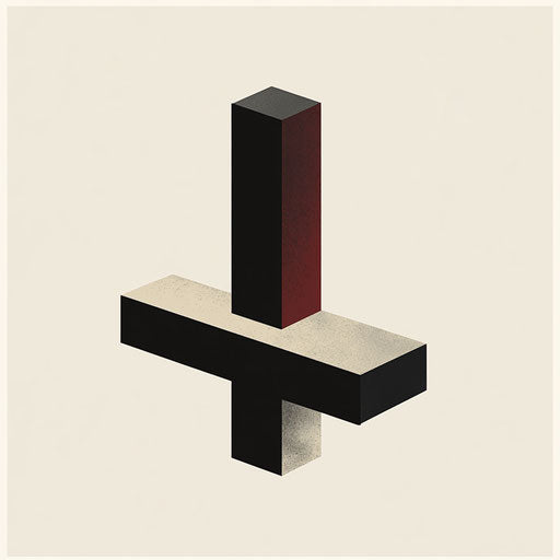 Inspiring construction company logo with minimalist steel beam