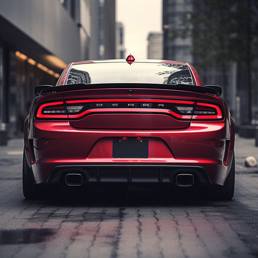 Dodge Charger Hellcat larger exhausts