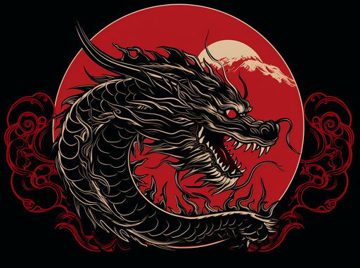 Red Dragon Tattoo Design Pack