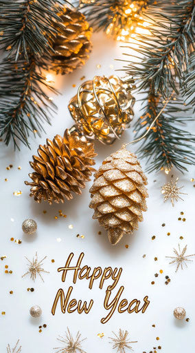 Cheerful Images Of Happy New Year'S Holiday Designs