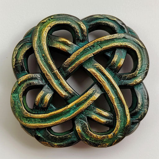 Tiny Celtic knot, in the style of David Palumbo