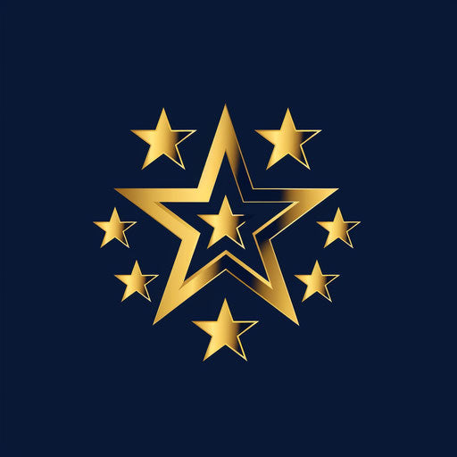 Star representing excellence and quality for a company logo