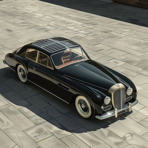1954 Bentley R Type Continental with integrated solar panels