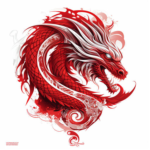 Red Dragon Tattoo Flash Collection