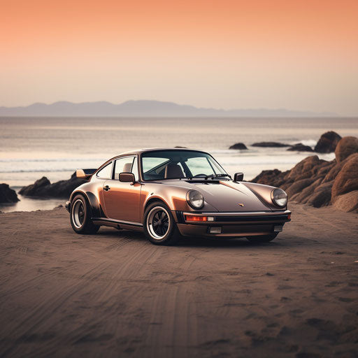 Classic sports car from the 70s