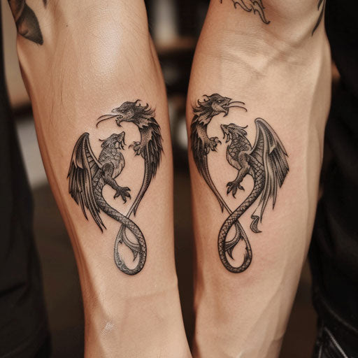 Matching Best Friend Tattoos Tattoo Art Kit