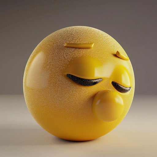 Sad yellow emotion