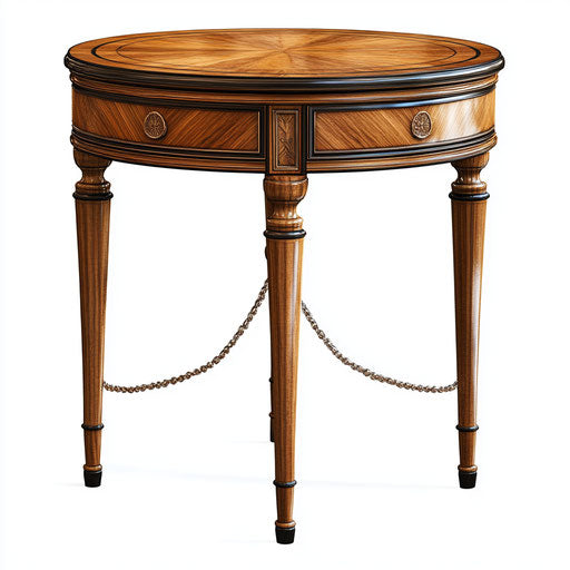 Photorealistic illustration of an end table