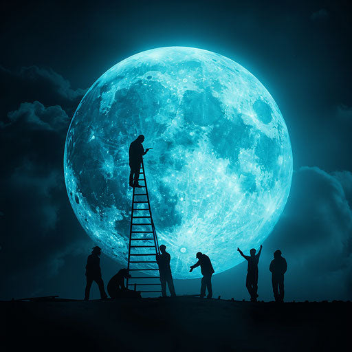 Night shift team working against the clock with dedication