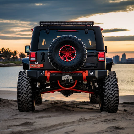 Larger exhausts on the classic jeep wrangler