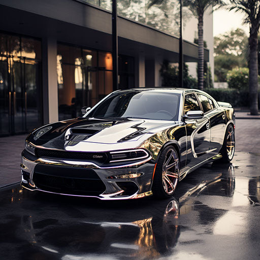 Dodge charger hellcat chrome