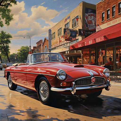 MG MGB car model of 1968