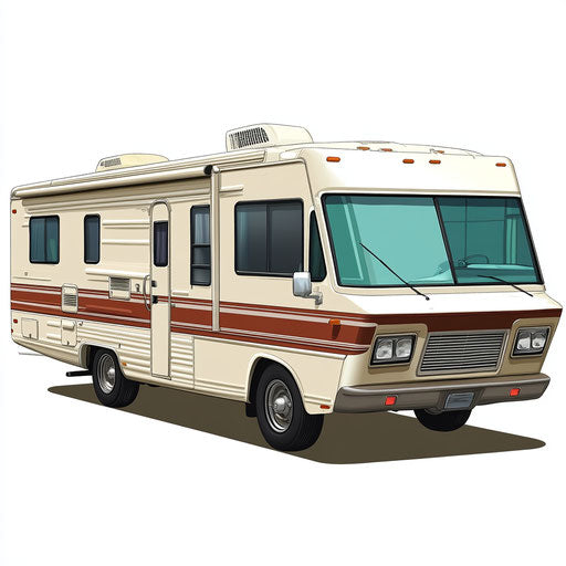 Realistic RV Clipart Isolated HD