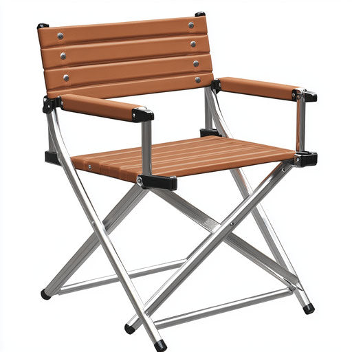 Realistic clipart of a Folding Chair, high resolution, isolated