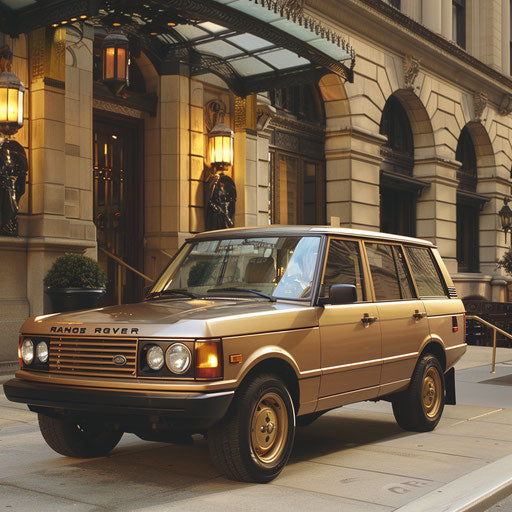 Ultra-luxury 1993 Range Rover with gold trim