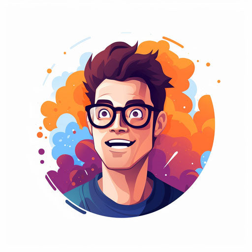 Minimalist Style Clipart on White Background