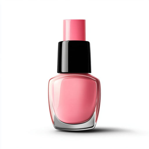 Realistic illustration of nail polish, high resolution, isolated