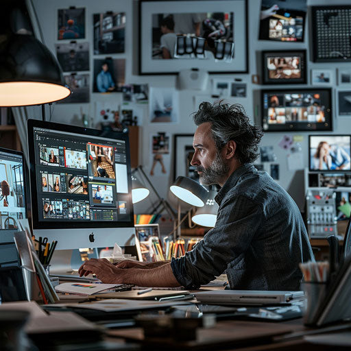 Creative director finalizing campaign