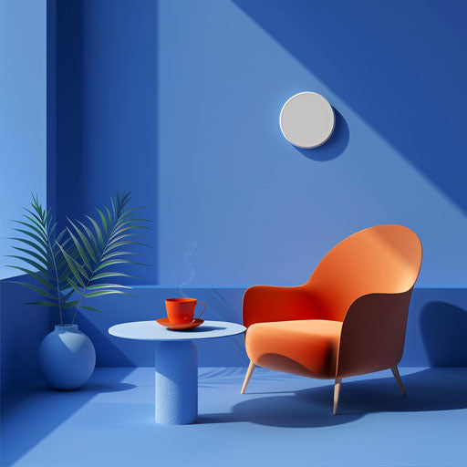 Realistic story clipart shining on royal blue background