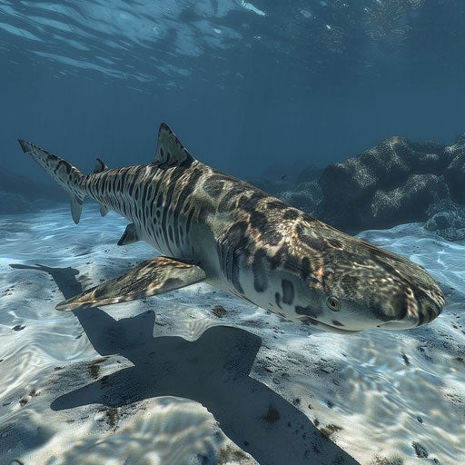 3D Zebra Shark in Interactive Underwater VR Experience