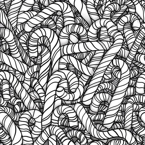 Candy cane pattern filling the entire page