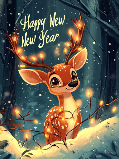 Sparkling New Happy New Year Pic NYE Visuals