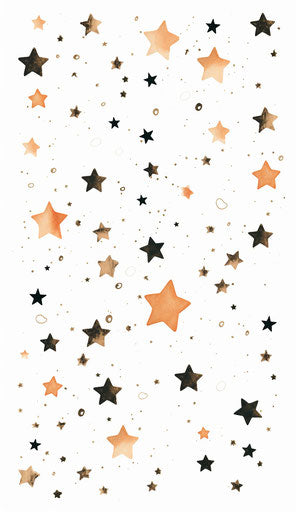 Star Clipart Tattoo Style with Sharp Perspective Angles
