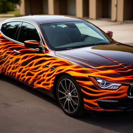 Classic flame decals Maserati Ghibli