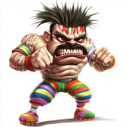 Innovative Fiesta Caricature Clipart for Educational Tools