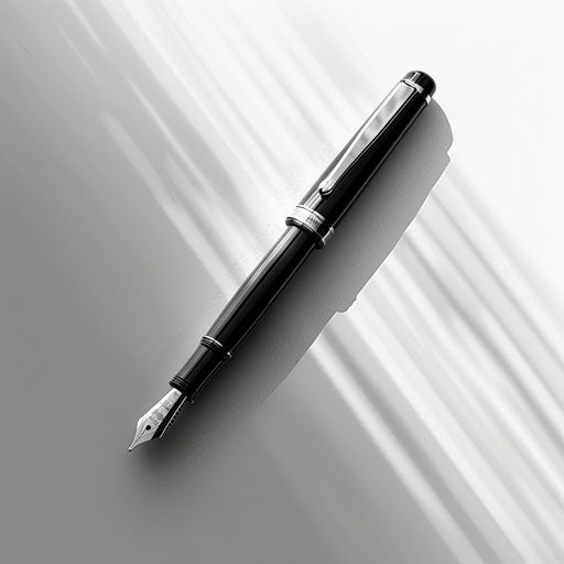 Photo realistic illustration of writing on a flat white background, with dynamic lighting and sharp detail