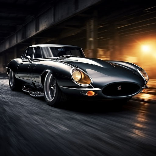 Hot Rod Jaguar E Type Car