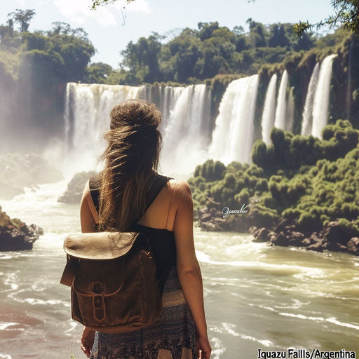 Majestic waterfalls at Iguazu, Brazil/Argentina