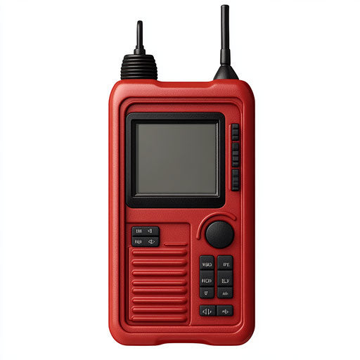 Realistic clipart of a walkie talkie, high resolution, isolated