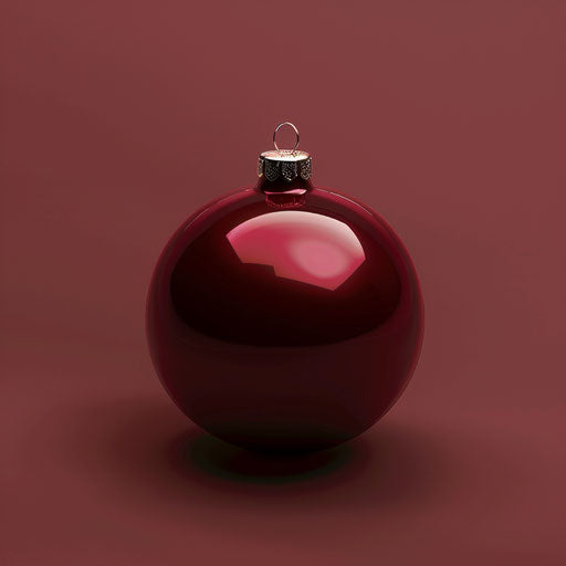 Luminous effect and deep saturation on a rich burgundy background